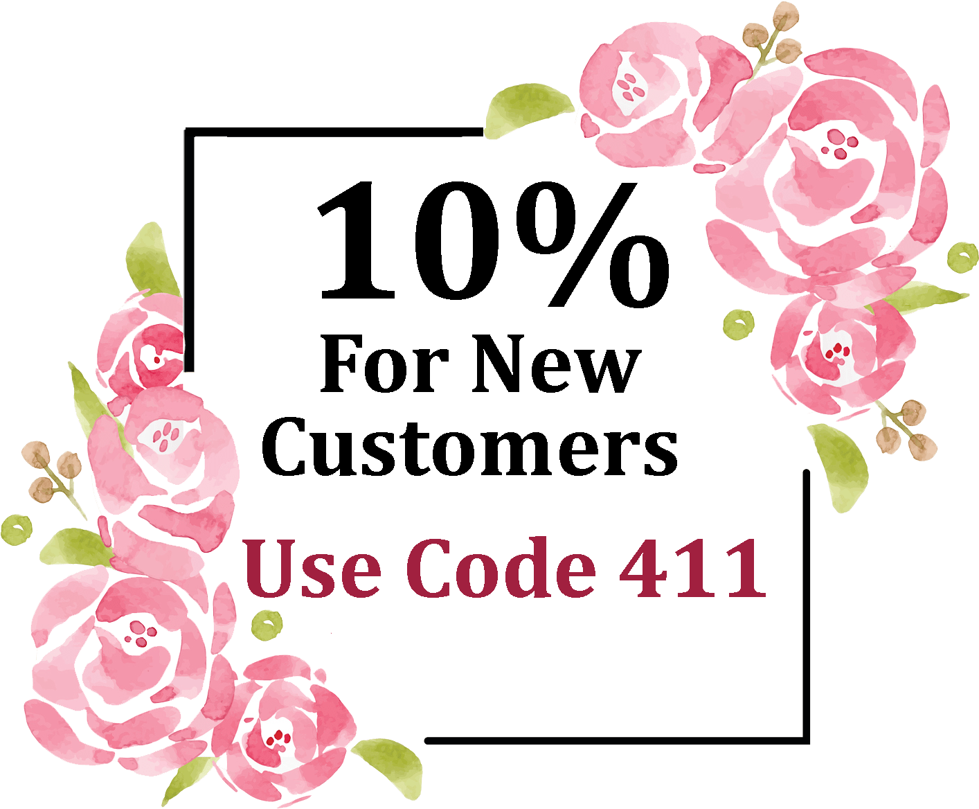 Hair Salon_ New Customer Discount_10 Percent_ Code411