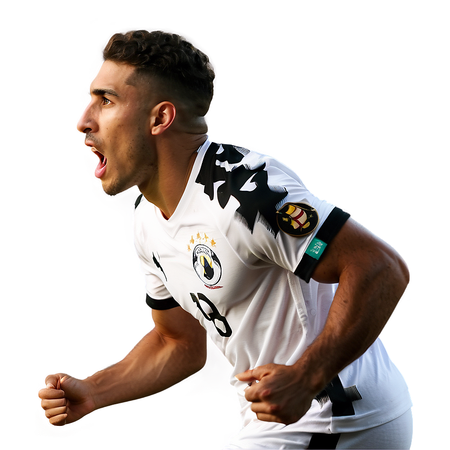 Hakimi Celebrating Goal Png Hto