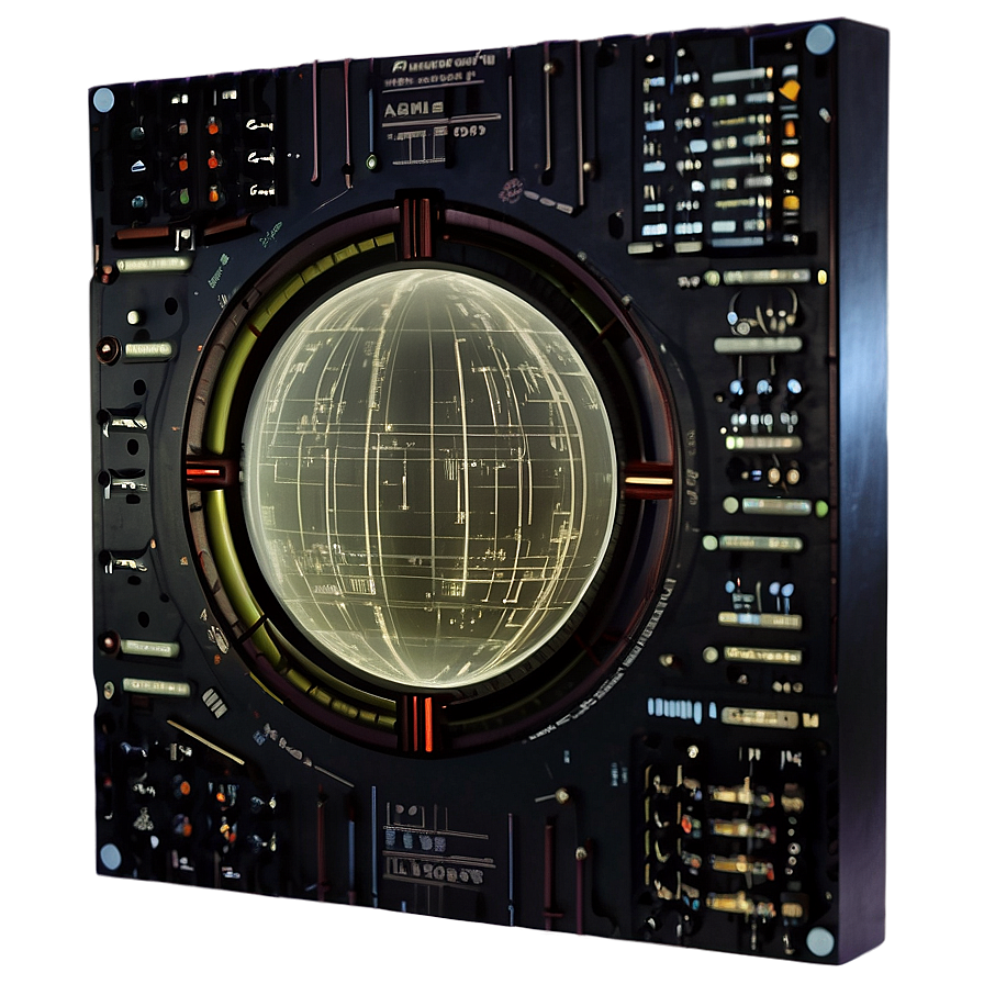 Hal 9000 Blueprint Style Png 06252024