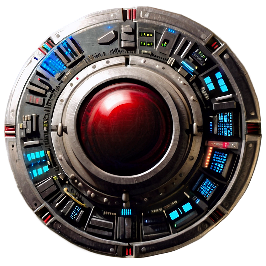 Hal 9000 Detailed Sketch Png 97