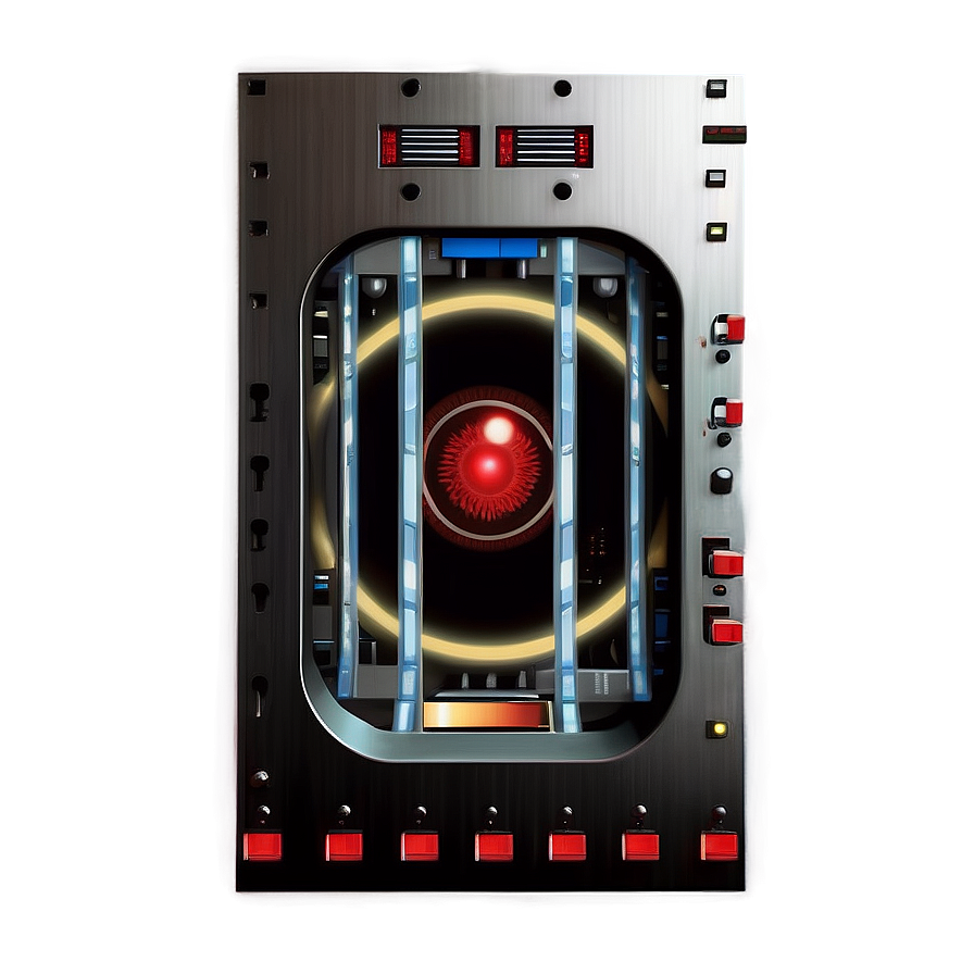 Hal 9000 Digital Art Png Wyq