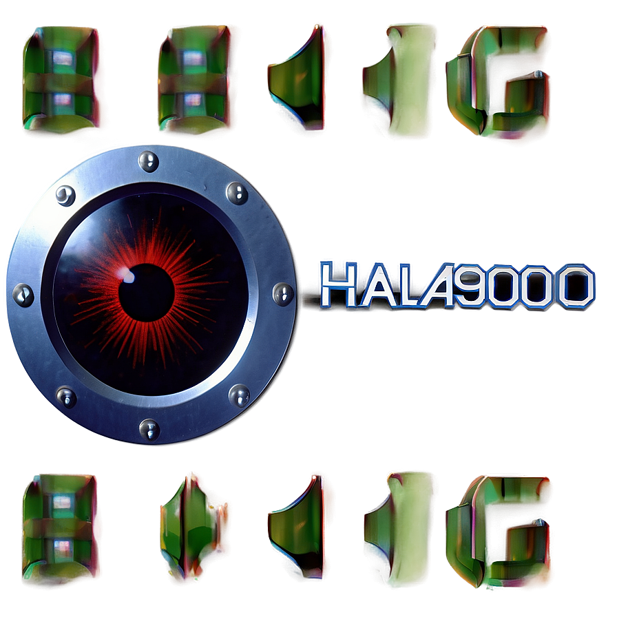 Hal 9000 Text Overlay Png 17