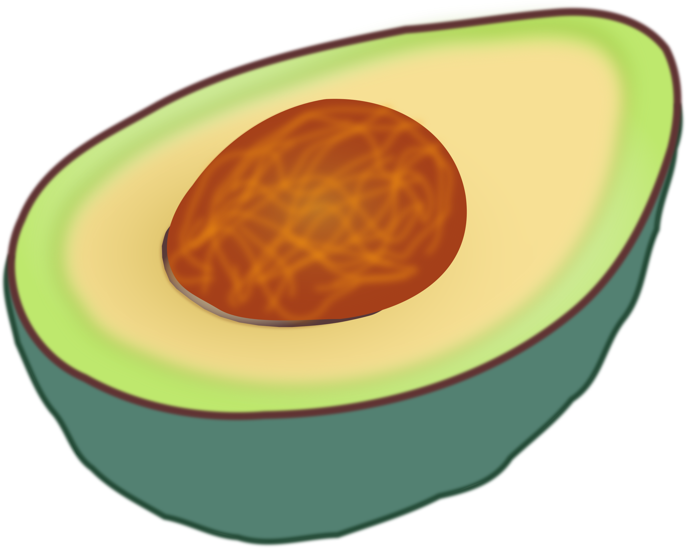 Transparent Cute Png Tumblr - Clipart Avocado, Png Download PNG with transparent background