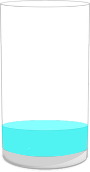 Half Full Glass Vector PNG image with a transparent background, free high-resolution download