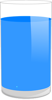 Half Full Glassof Water PNG image with a transparent background, free high-resolution download