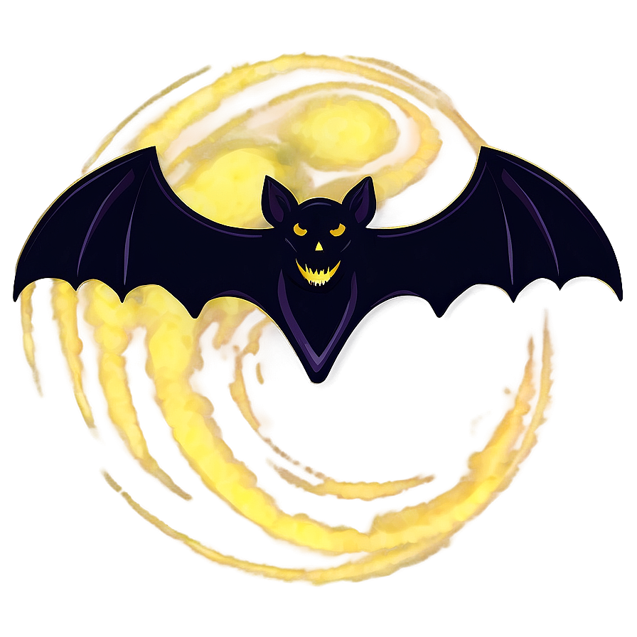 Halloween Bat Silhouette PNG 04292024 PNG with transparent background