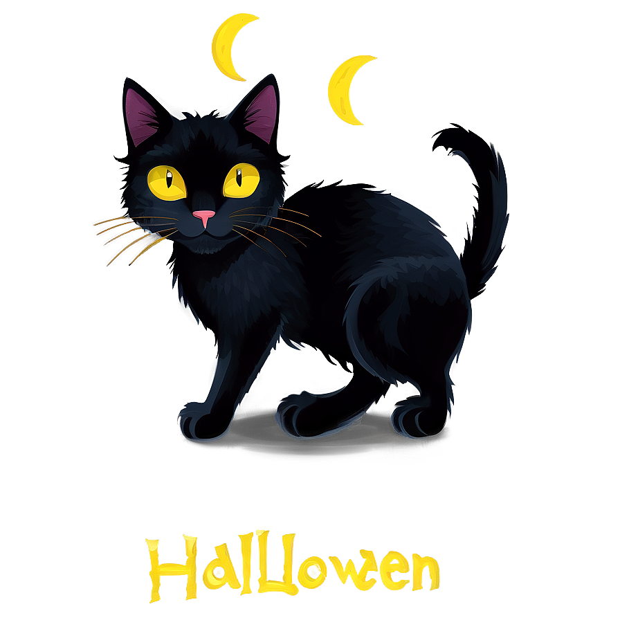 Halloween Black Cat Png C