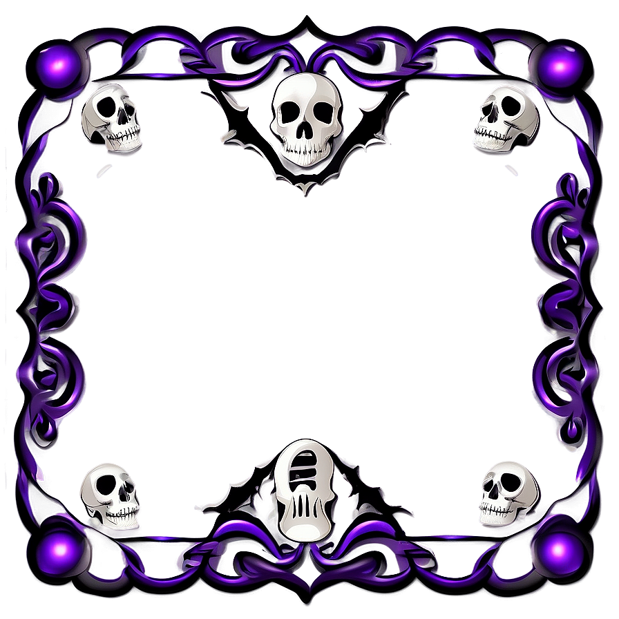 Halloween Border For Certificates Png Fwj