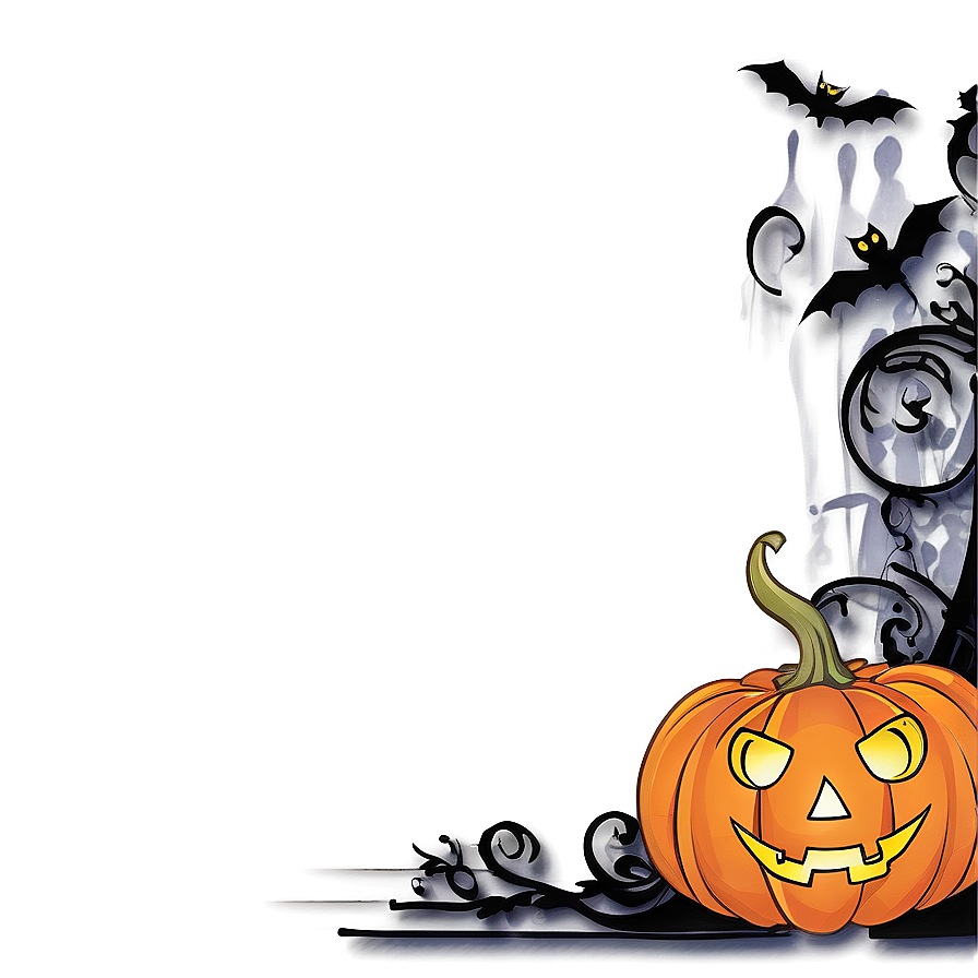 Halloween Border For Flyers Png Enh57