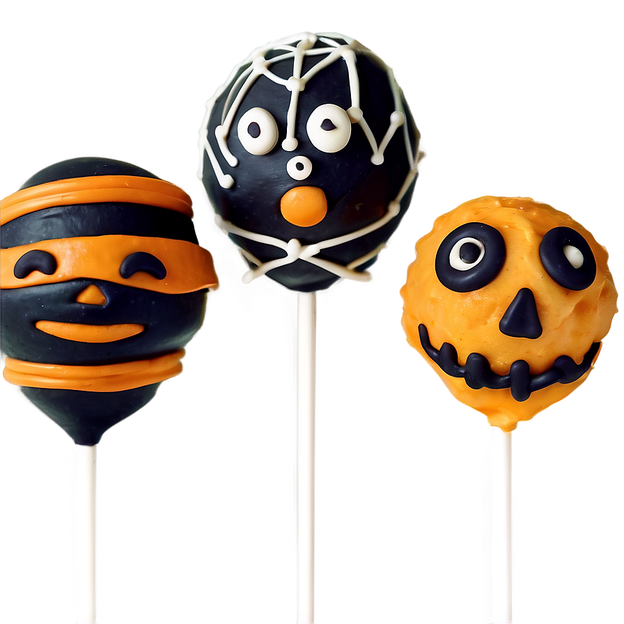 Halloween Cake Pops Png 06272024