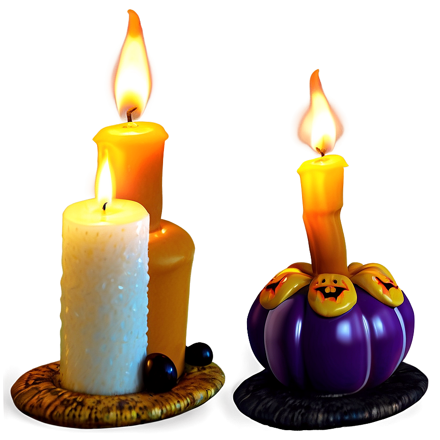 Halloween Candle Light Png 86