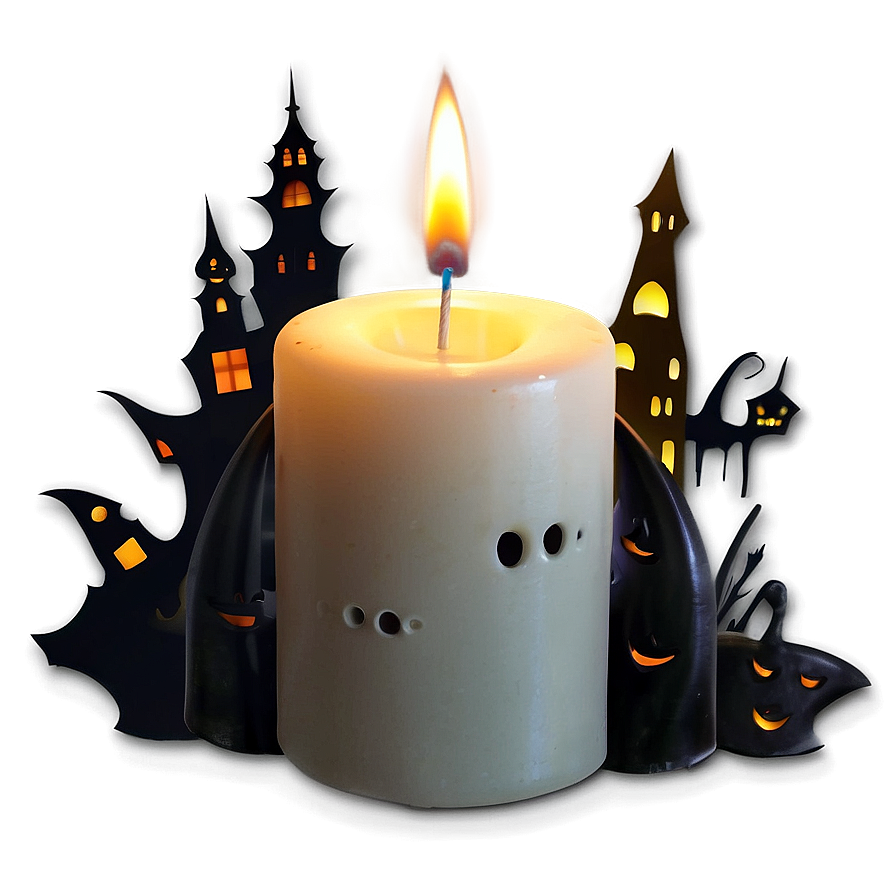 Halloween Candle Light Png Pae