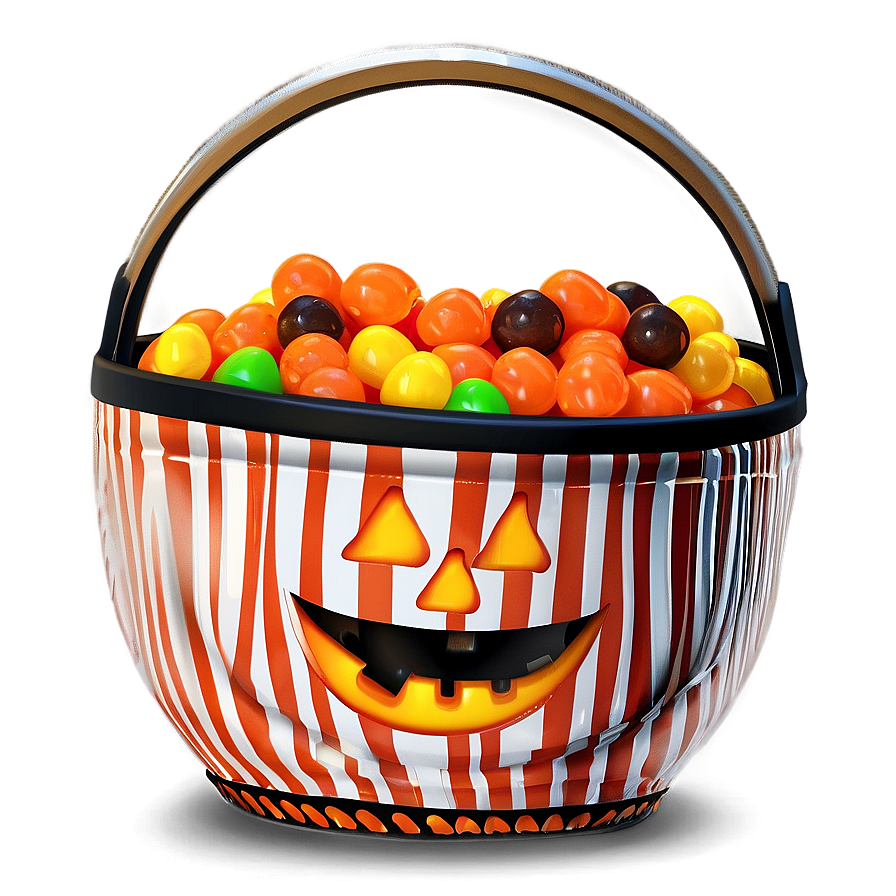 Halloween Candy Bucket PNG 04292024 PNG with transparent background
