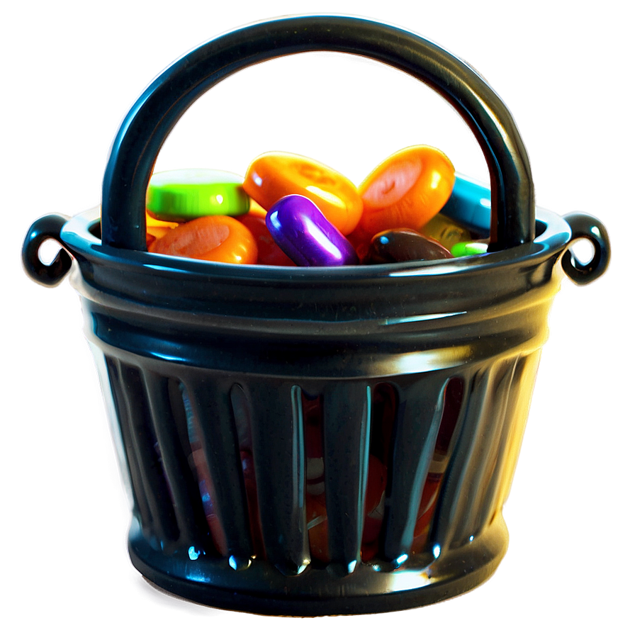 Halloween Candy Bucket PNG 04292024 PNG with transparent background