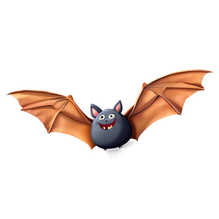 Halloween Cartoon Bats Flock Png 06252024