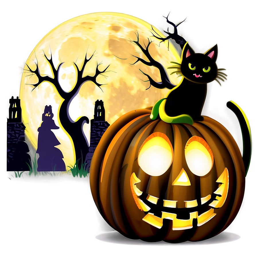 Halloween Cat Clipart Png 87