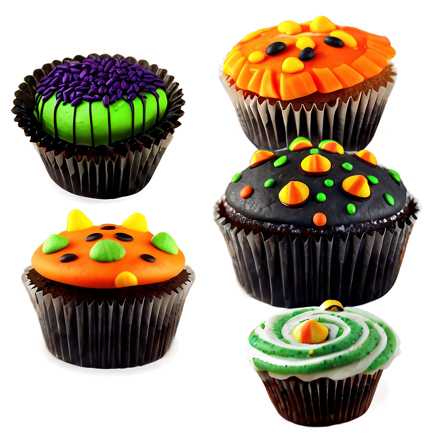 Halloween Cupcakes PNG 72 PNG with transparent background