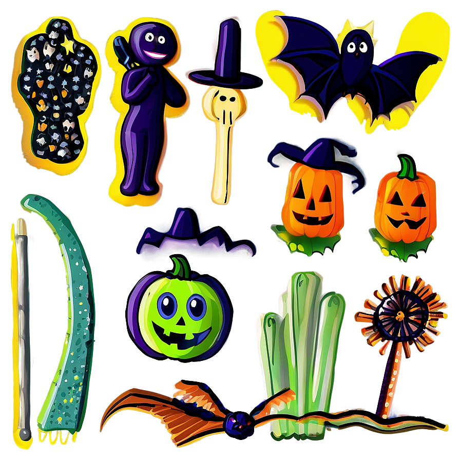 Halloween Doodle Png Twa