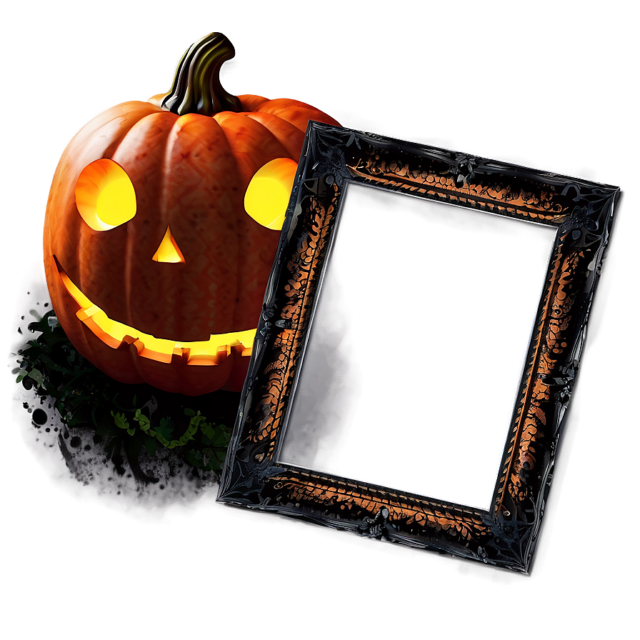 Halloween Frame Design Png 24