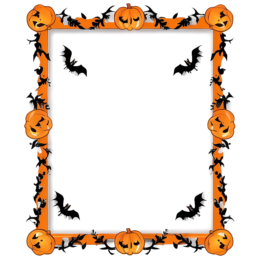 Halloween Frame Design Png 56