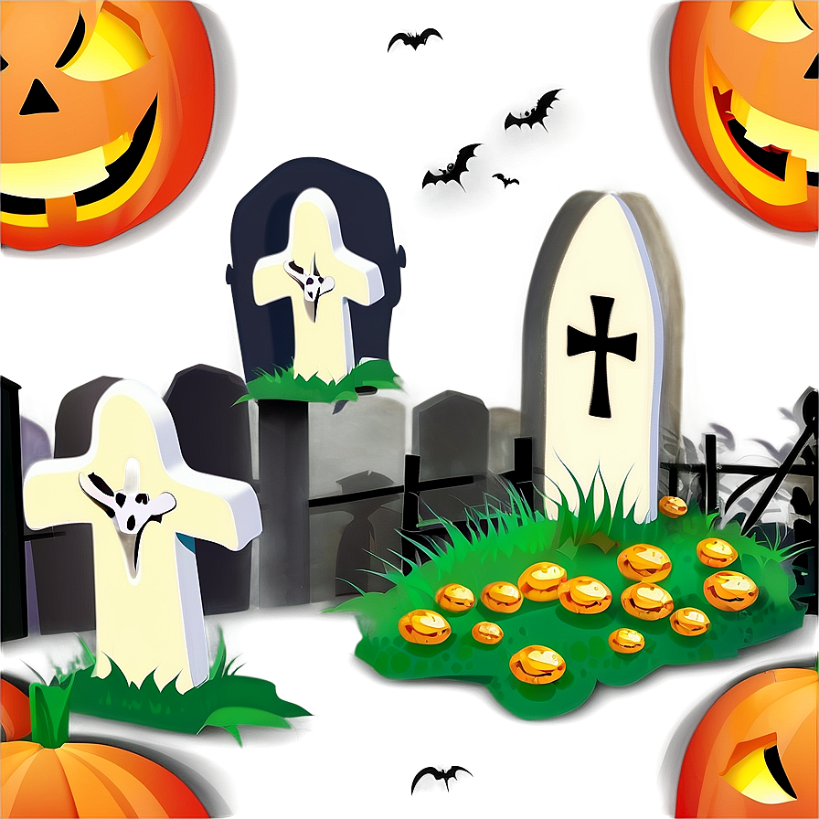 Halloween Graveyard Clipart Png Usg