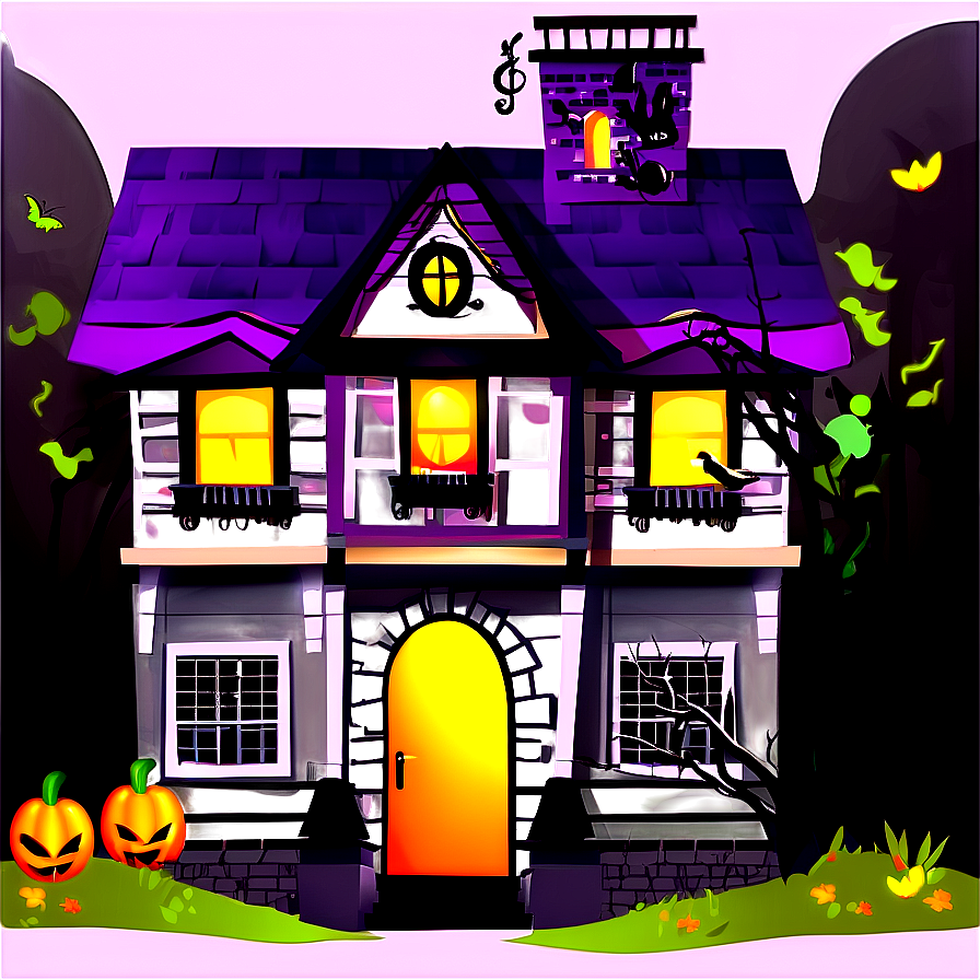 Halloween House Clipart Png Uut