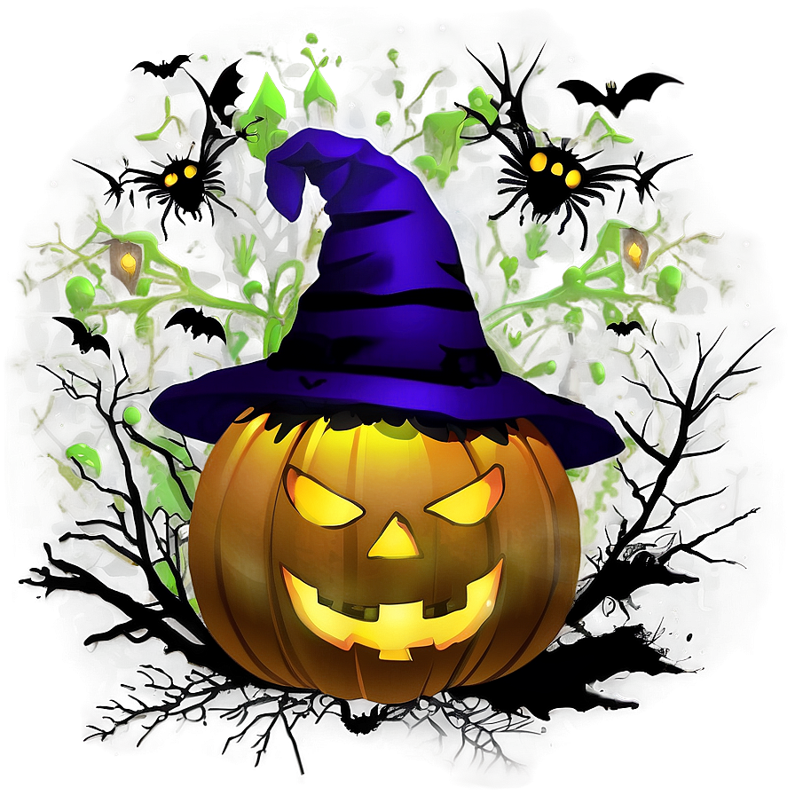 Halloween Party Haunted Forest Theme Png 75