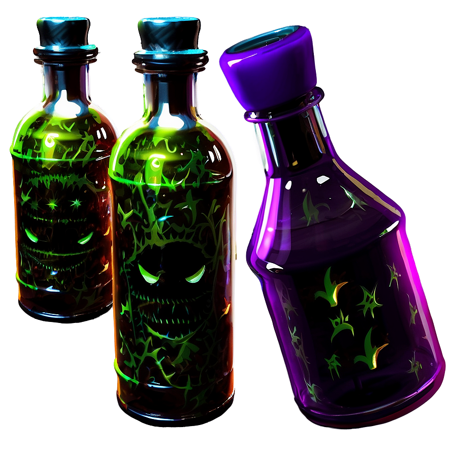 Halloween Party Wizard Potions Png Aum28