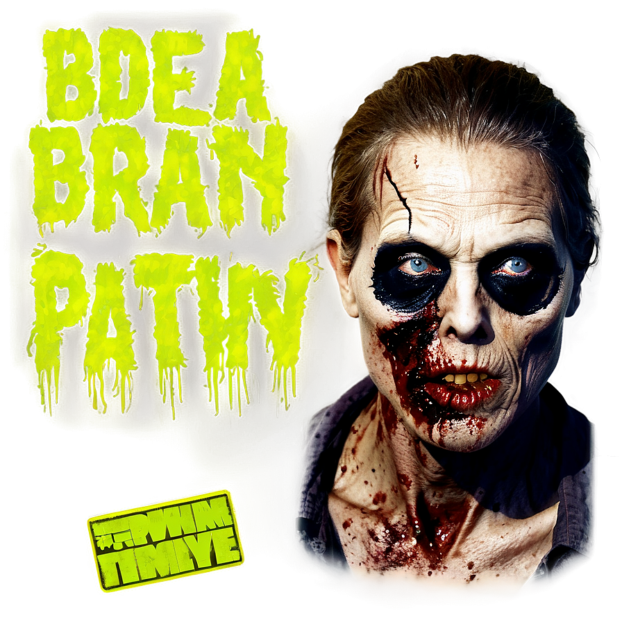 Halloween Party Zombie Apocalypse Theme Png 18