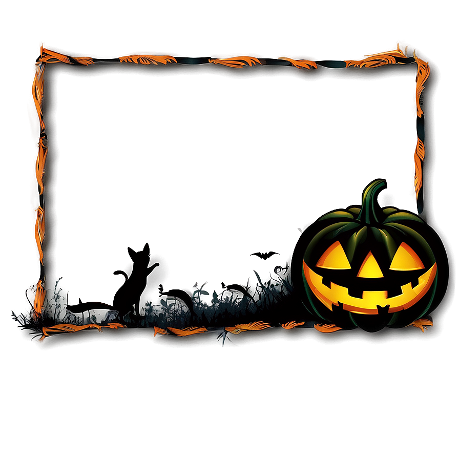 Halloween Photo Border Png 25