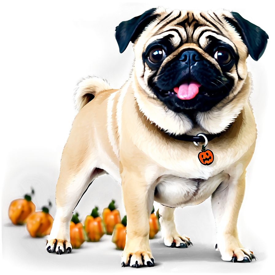 Halloween Pug Png 50