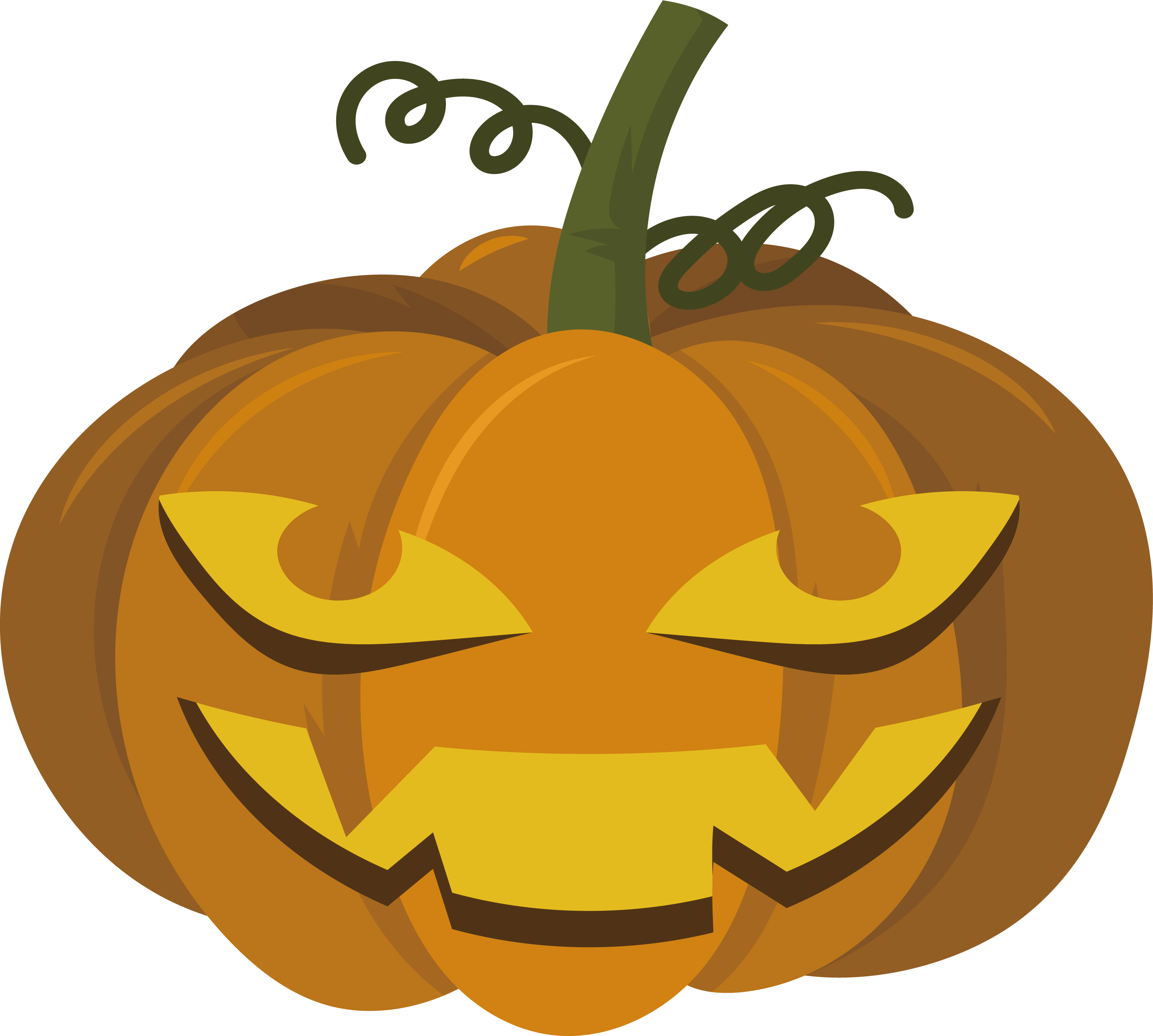 Halloween Pumpkin Carving Illustration