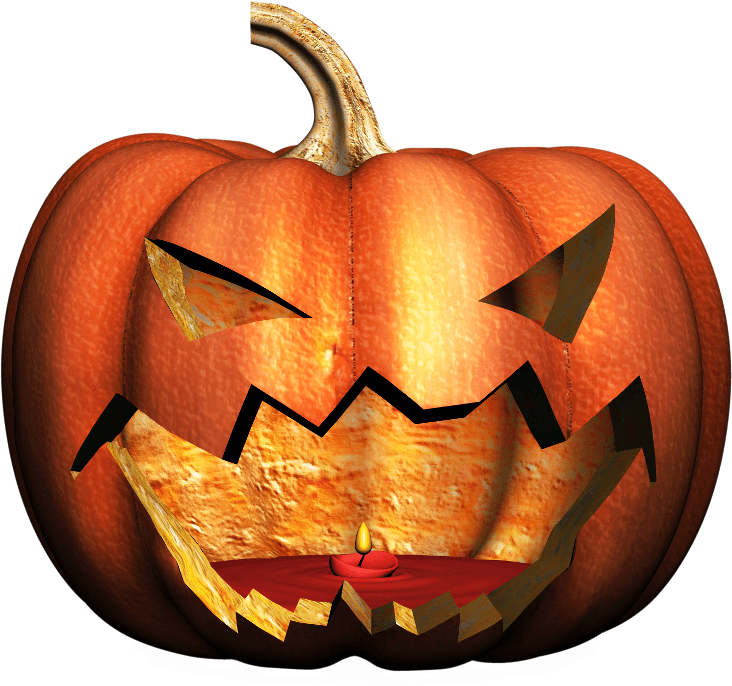 Halloween Pumpkin Lantern PNG with transparent background