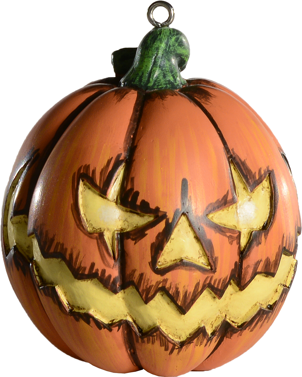 Halloween Pumpkin Lantern Ornament PNG with transparent background