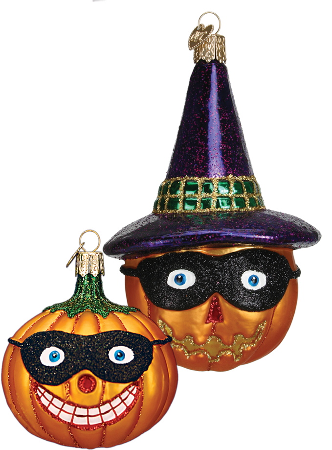 Halloween Pumpkin Lantern Ornaments PNG with transparent background
