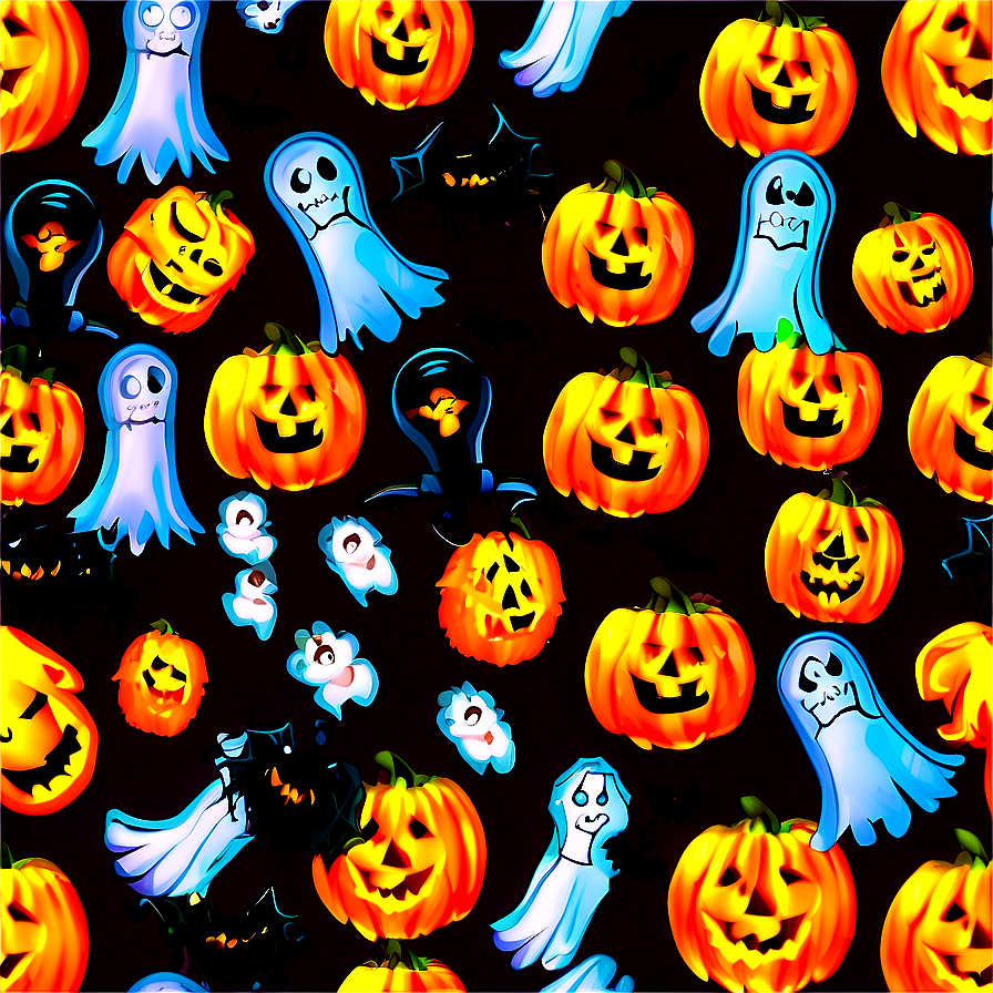 Halloween Seamless Pattern Png Bpp73