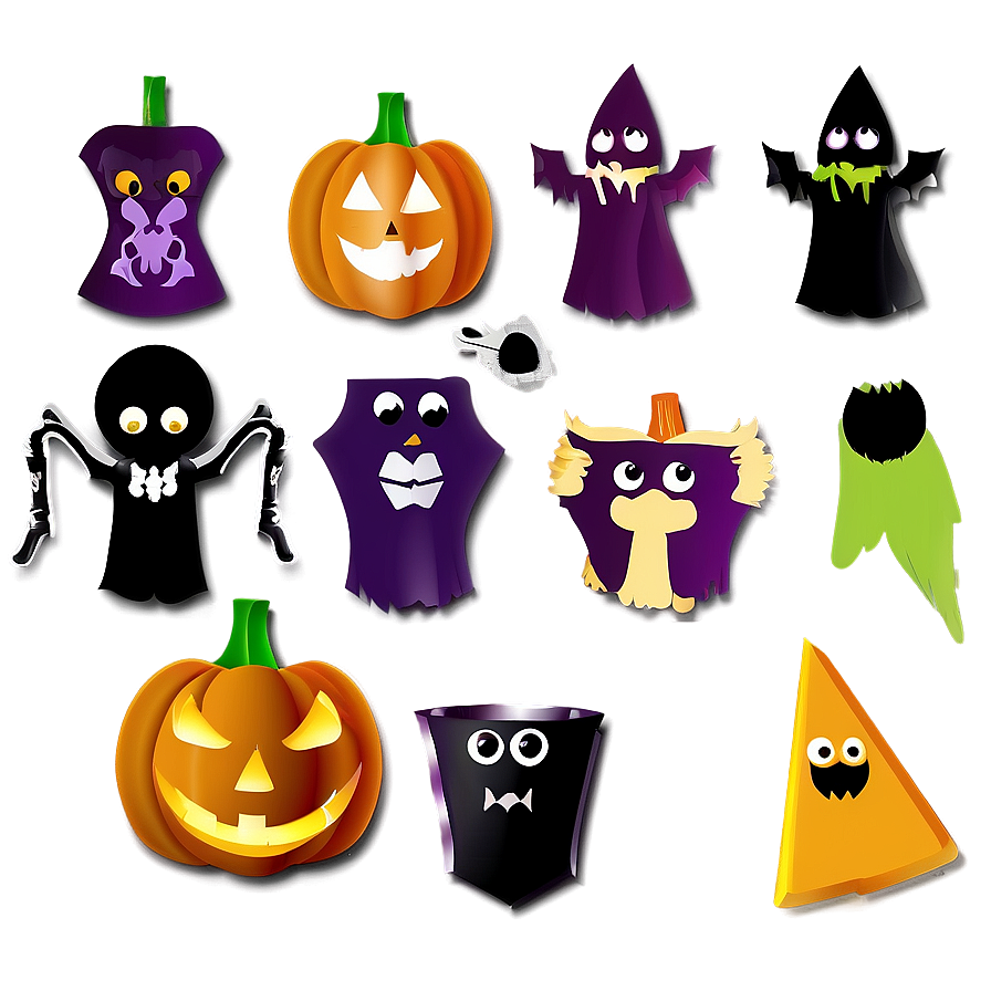 Halloween Shapes Png 06112024