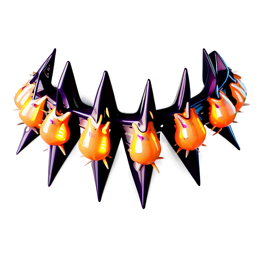 Halloween Spikes Decor Png 06122024