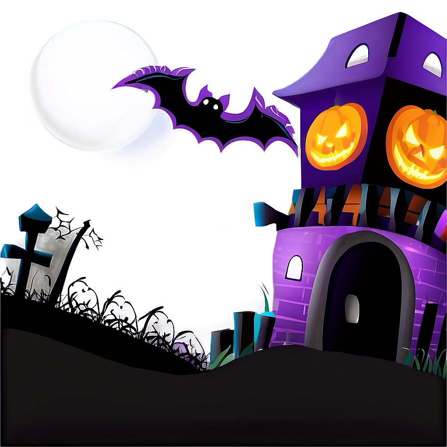 Halloween Spooky Scene Png 05062024