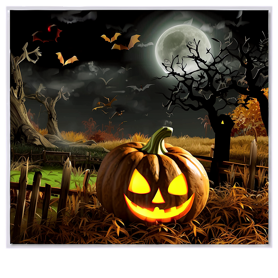 Halloween Spooky Scene PNG 05062024 PNG with transparent background