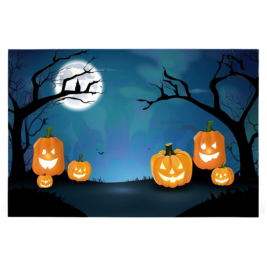 Halloween Spooky Scene Png Ijh11