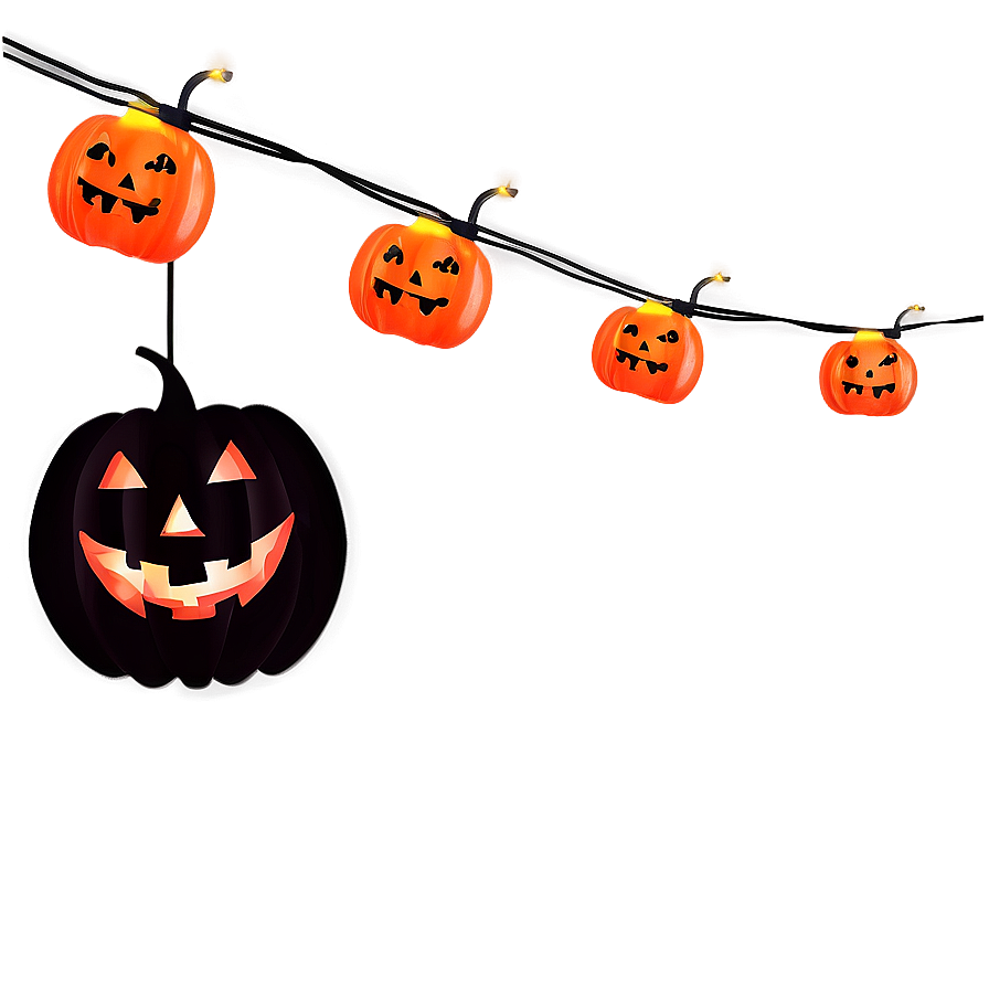 Halloween String Lights Png Qjr