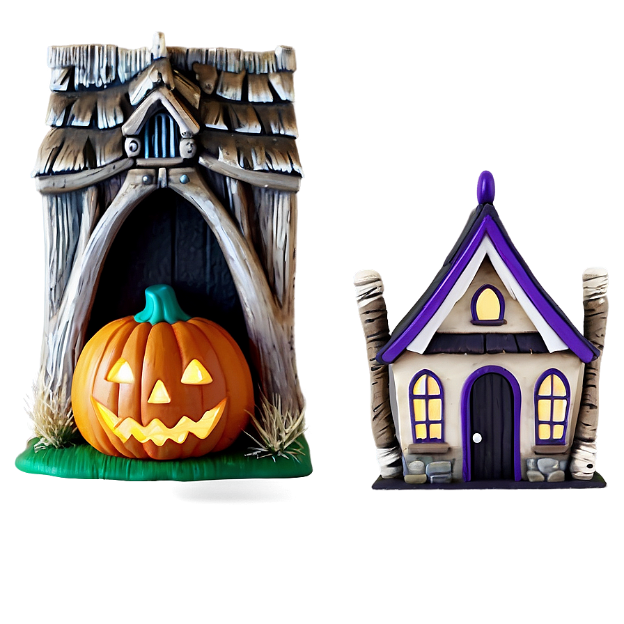 Halloween Village Sets PNG 06212024 896x896 PNG image with a transparent background, free high-resolution download