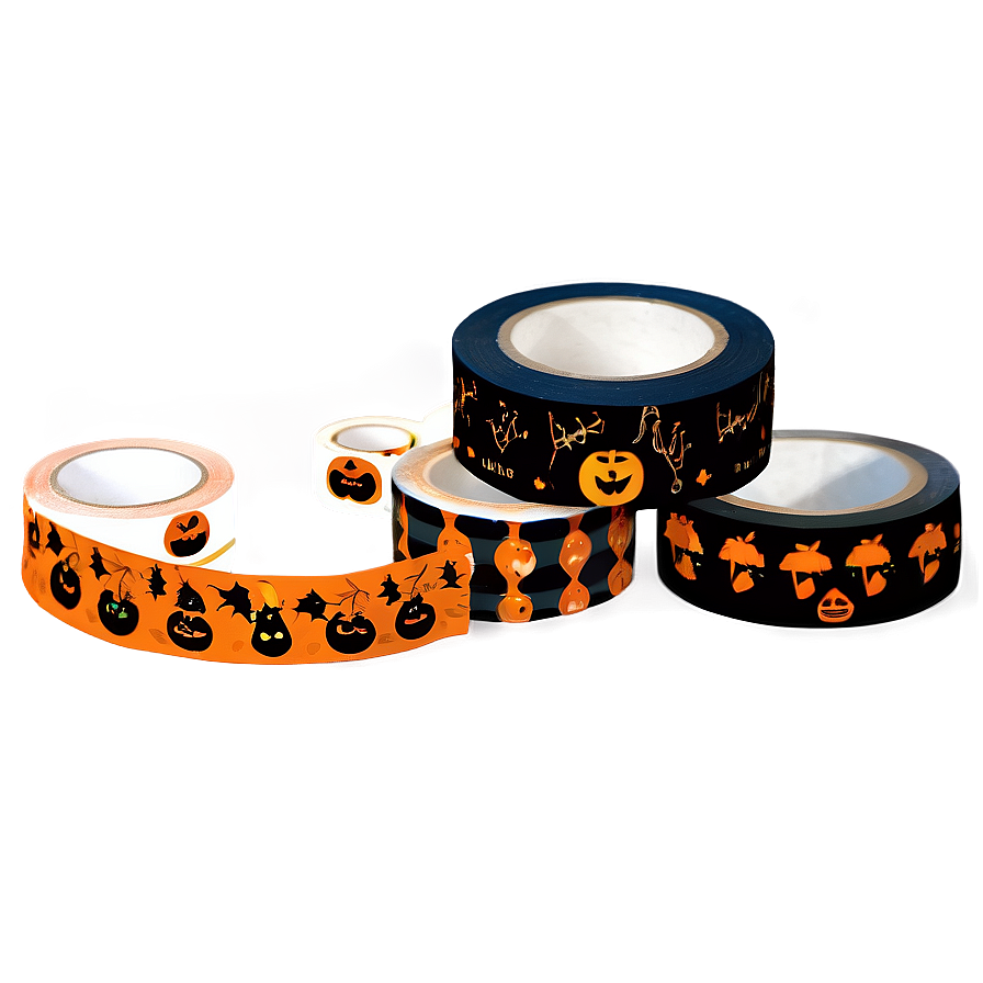 Halloween Washi Tape Png 05252024