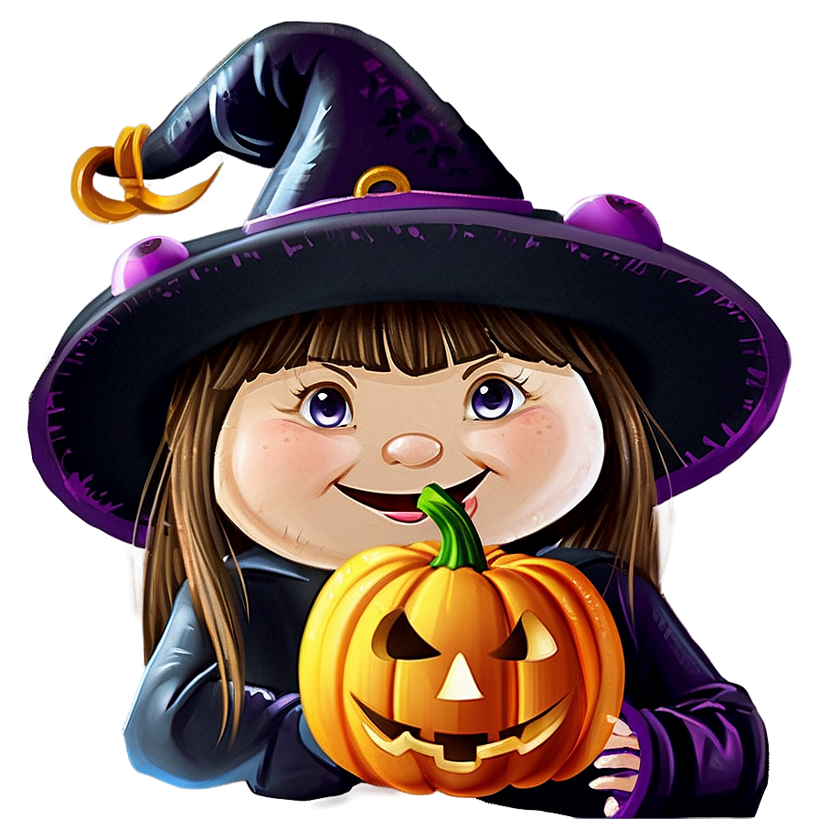 Halloween Witch Girl Png 05032024