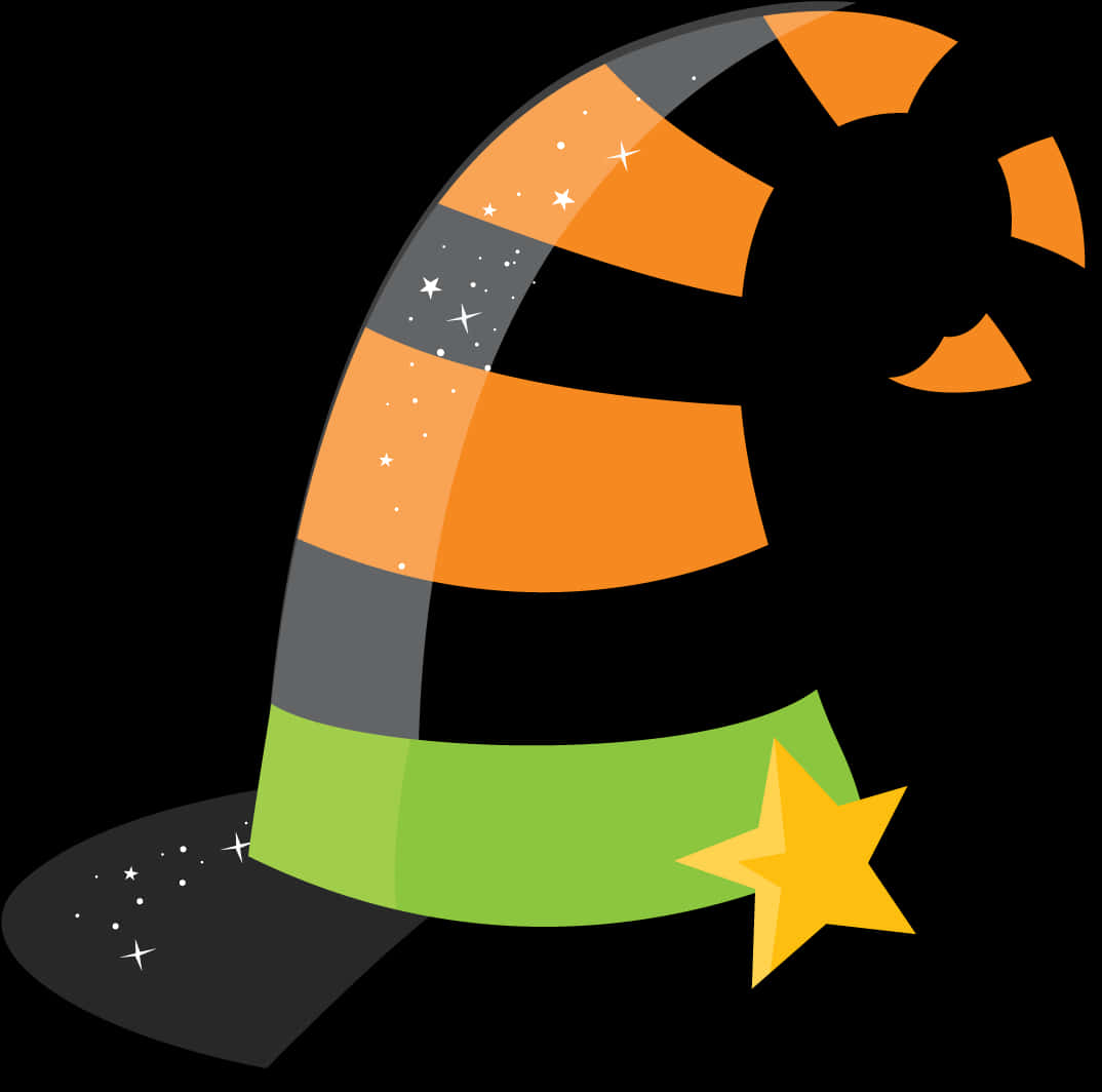 Halloween Witch Hat Vector PNG image with a transparent background, free high-resolution download