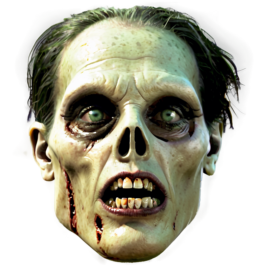 Halloween Zombie Face PNG 10 PNG with transparent background