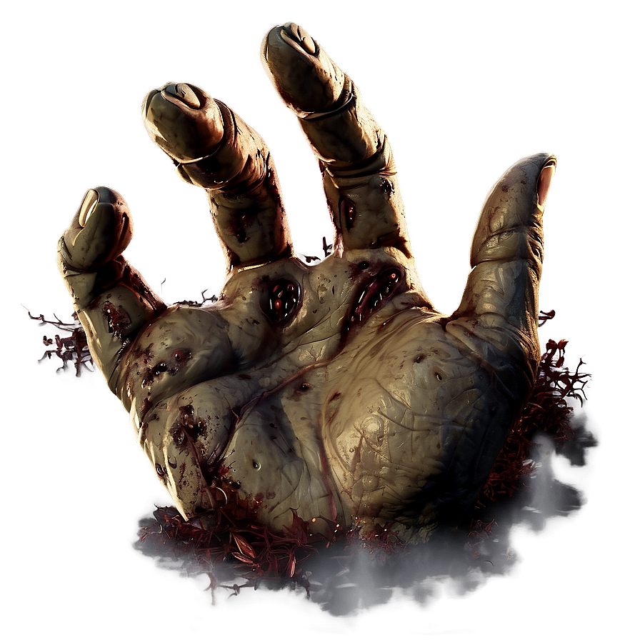 Halloween Zombie Hand PNG qal PNG with transparent background