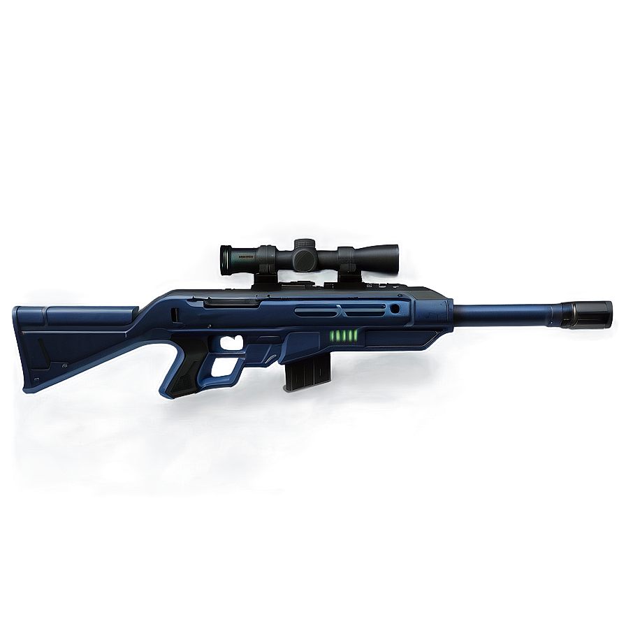 Halo Assault Rifle PNG qqr PNG with transparent background