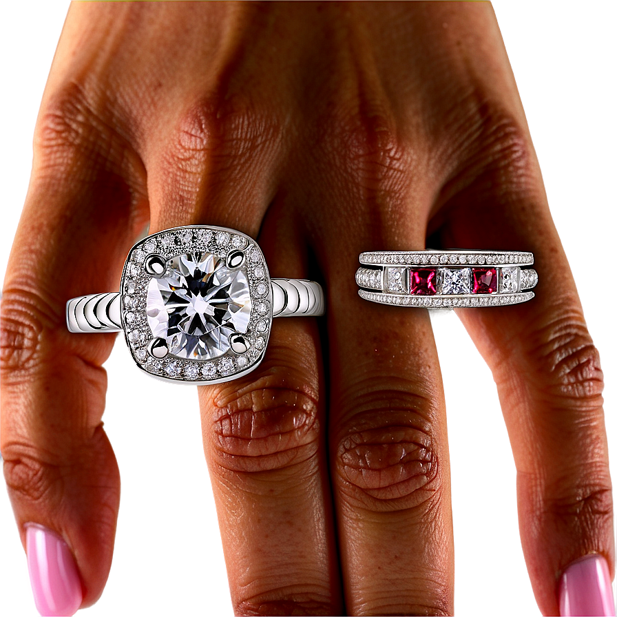 Halo Engagement Rings Png Ycf76